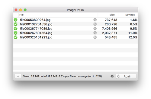 ImageOptim app results